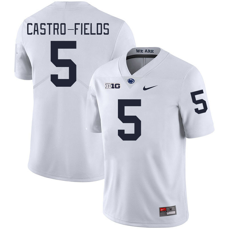 Penn State Nittany Lions #5 Tariq Castro-Fields College Football Jerseys Stitched Sale-White